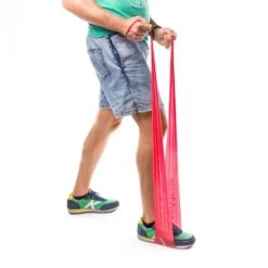 Banda Rehab Medic De Látex Resistencia Media (1,5 M) -Futbol Tienda banda rehab medic latex para ejercicio 15m rojo 2
