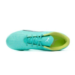 Bota Puma Ultra Play MG Niño -Futbol Tienda bota puma ultra play mg nino electric peppermint white fast yellow 4