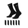 Calcetines Nike Training Crew (6 Pares) -Futbol Tienda calcetines nike training crew 6 pares black white 0