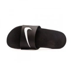 Chanclas Nike Kawa Slide Niño -Futbol Tienda chanclas nike kawa slide black white 4