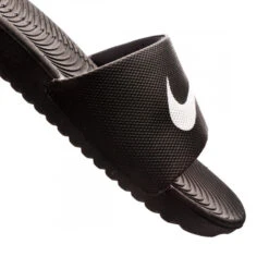 Chanclas Nike Kawa Slide Niño -Futbol Tienda chanclas nike kawa slide black white 5