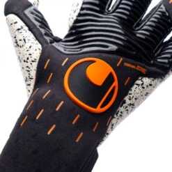 Guante Uhlsport Speed Contact Supergrip+ HN -Futbol Tienda guante uhlsport speed contact supergrip hn black white fluor orange 4
