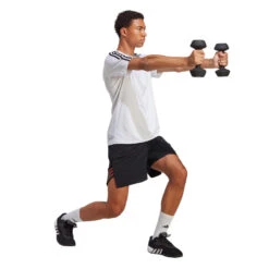 Pantalón Corto Adidas Train Icons 3 Stripes -Futbol Tienda pantalon corto adidas train icons 3 stripes black 3