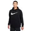 Sudadera Nike Dri-Fit Training Swoosh Hoodie -Futbol Tienda sudadera nike dri fit training swoosh hoodie black white 0