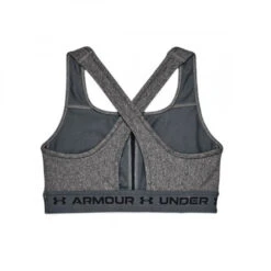 Sujetador Under Armour UA Crossback Mid Heather Mujer 7 Sujetador Under Armour UA Crossback Mid Heather Mujer -Futbol Tienda sujetador under armour ua crossback mid heather mujer charcoal light heather pitch gray black 2
