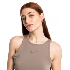Top Nike Sportswear Crop Top Mujer -Futbol Tienda top nike nsw crop top mujer matte olive 3